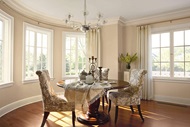 Dining Room With Signature Ultimate French Casement Push Out Windows