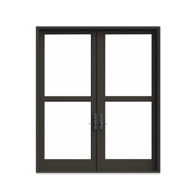 Interior product shot of Marvin Signature Coastline Outswing French Door with Bronze Finish